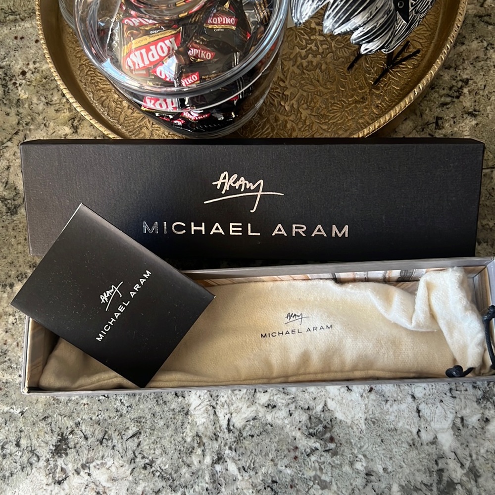 Michael Aram Box w/ dustbag can be used for jewelry, gift box, etc